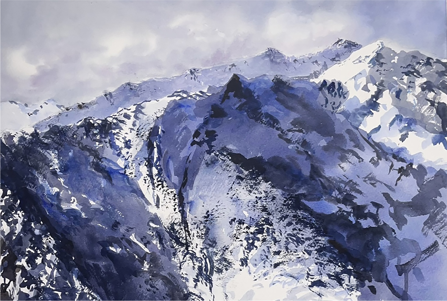 Cordillera de Los Andes 38x56 2022